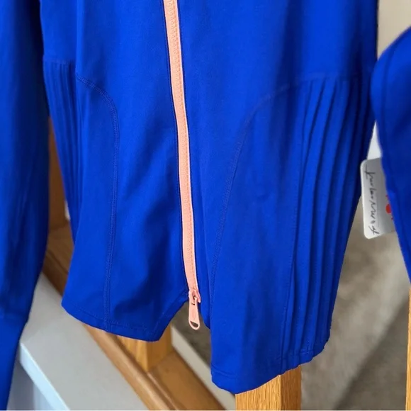 NEW Free People Movement Playin For Keeps Zip Hoodie Layer Sapphire Skies Combo - Picture 7 of 13